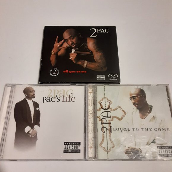 2PAC Set of 3 CDs All Eyez On Me, Loyal to the Game, 2 Pac Pac's Life - Picture 1 of 16